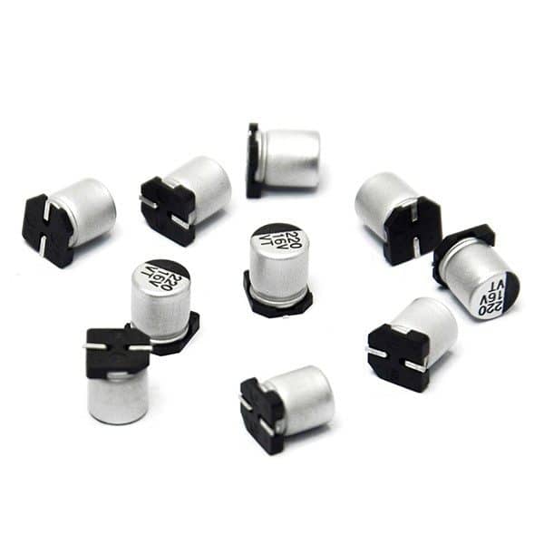 خازن SMD الکترولیت 22UF 63V